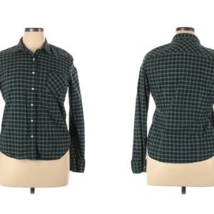 Denim and supply Ralph Lauren green plaid shirt